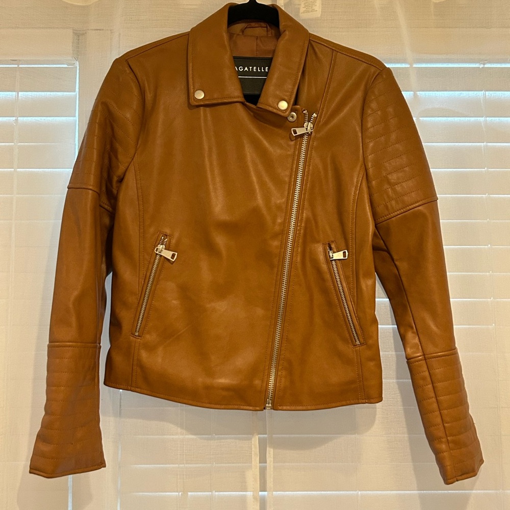 Bagatelle Brown Leather Jacket